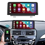 Ninetom 10.25 Inch Car Radio, CarPlay/Android Auto/Mirrorlink/GPS für BMW NBT 1/2 Series F20/F21(2011-2016) F23 Cabrio(2013-2016) Touchscreen-Autoradio, GPS-Navigation für das Auto, integrierter DSP